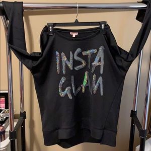 Sparkly Juicy Couture sweat shirt!